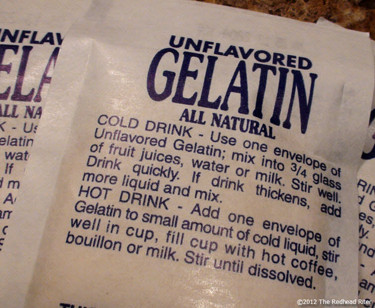 gelatin packages