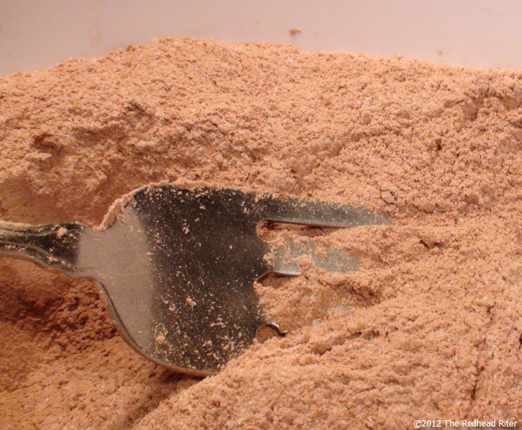 combine the dry ingredients with a fork