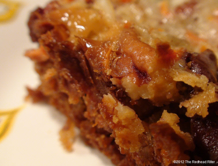 See the delicious brown edge which is especially gooey.