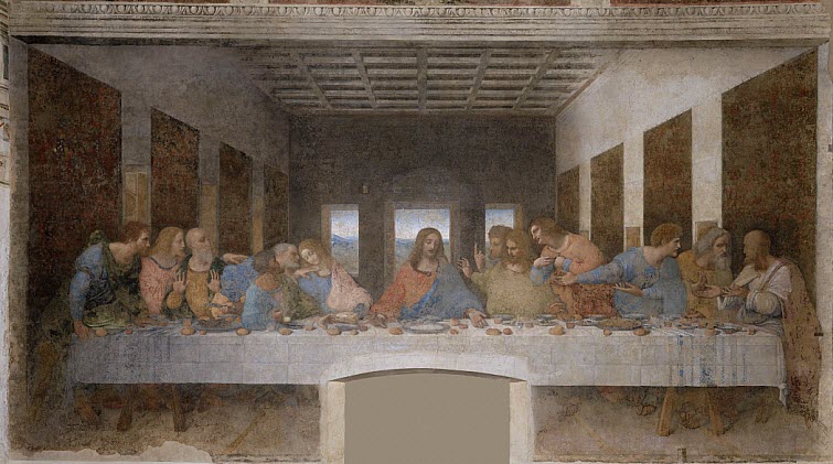Last Supper Chirst Leonardo da Vinci