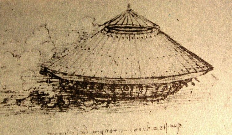 Leonardo da Vinci drawing tank