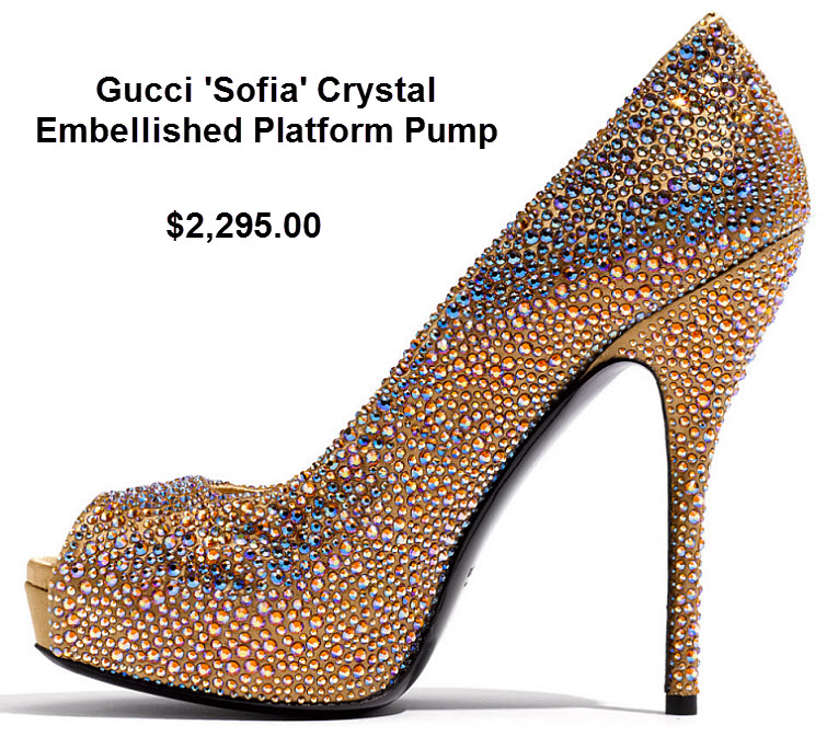 Gucci Crystal Embellished Platform Pump 2