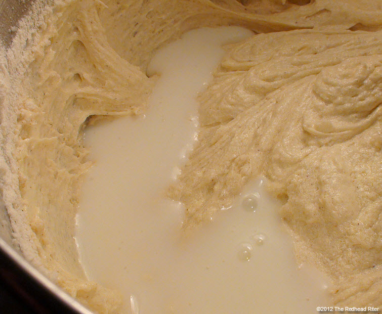 cold buttermilk to creamy batter 12