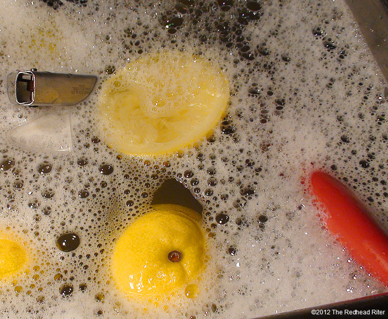 dishwashing yellow fresh organic lemons 12