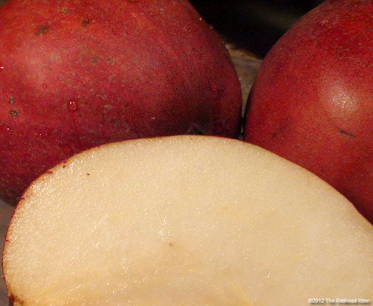 juicy delicious delectable red pear 16