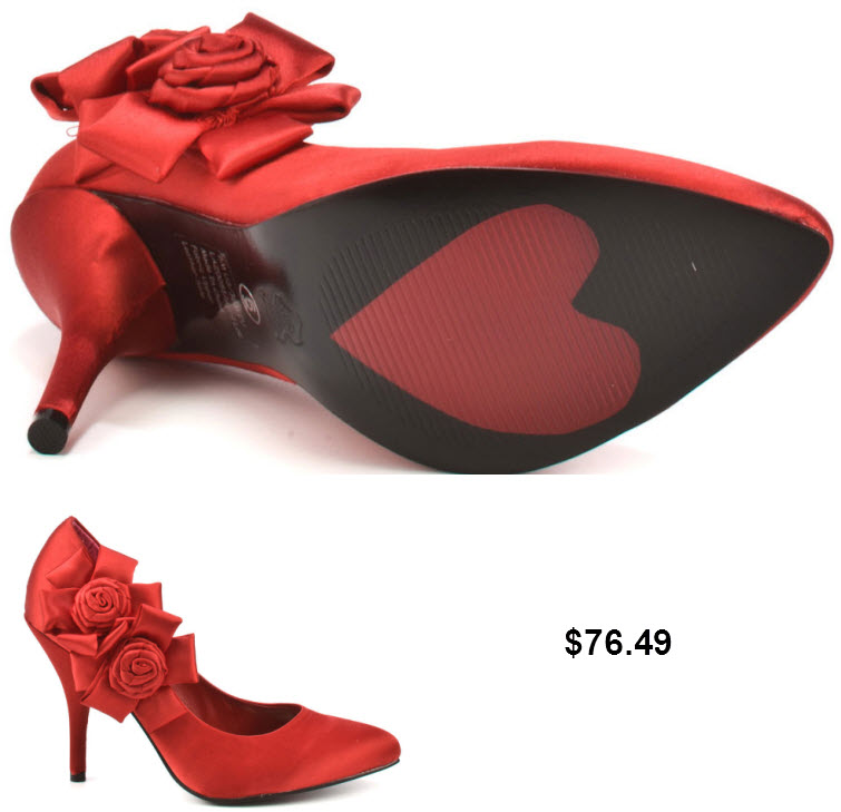 red womans high heel shoe 2