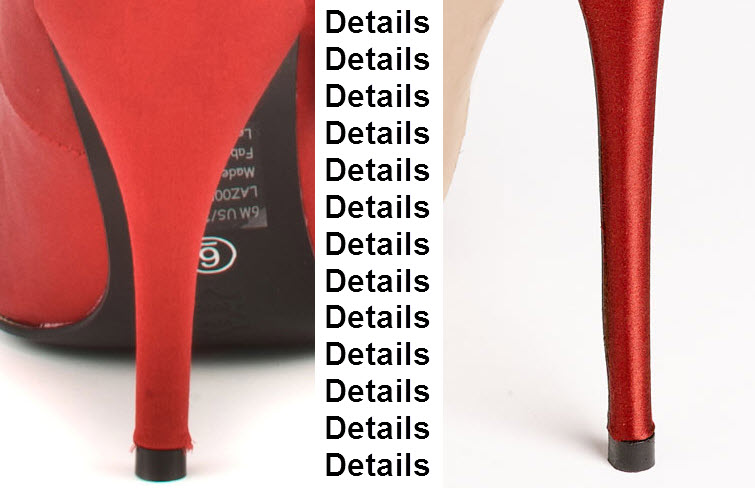 red womens high heel shoes