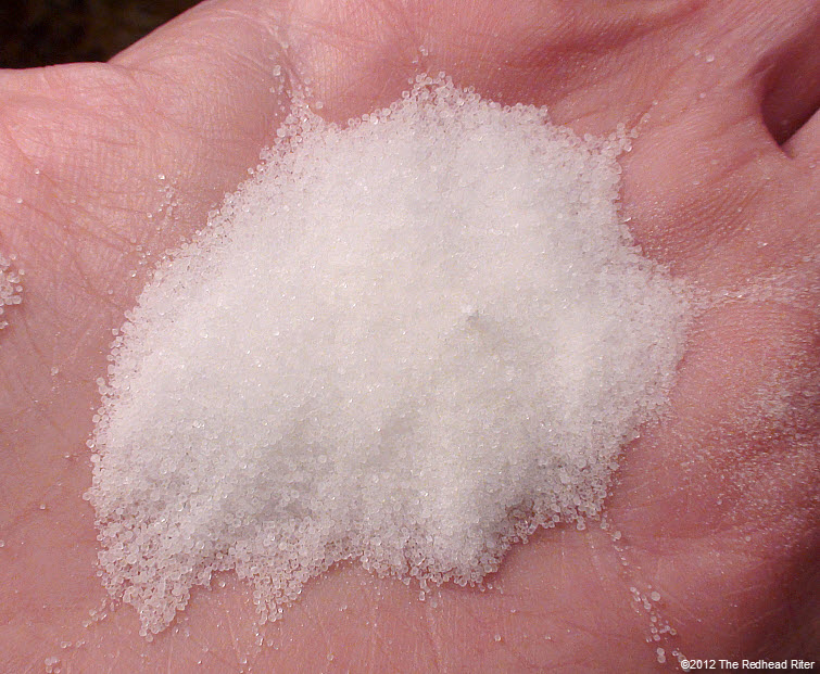 salt granules look so white