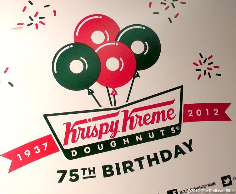 Krispy Kreme Doughnuts 75th Birthday