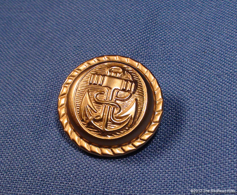 button gold decorated no holes blazer