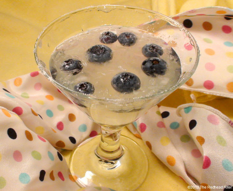 cold homemade lemonade blueberry glass 4