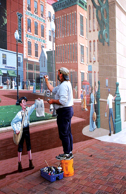 Eric Grohe Murals Bucyrus Great American Crossroad 2
