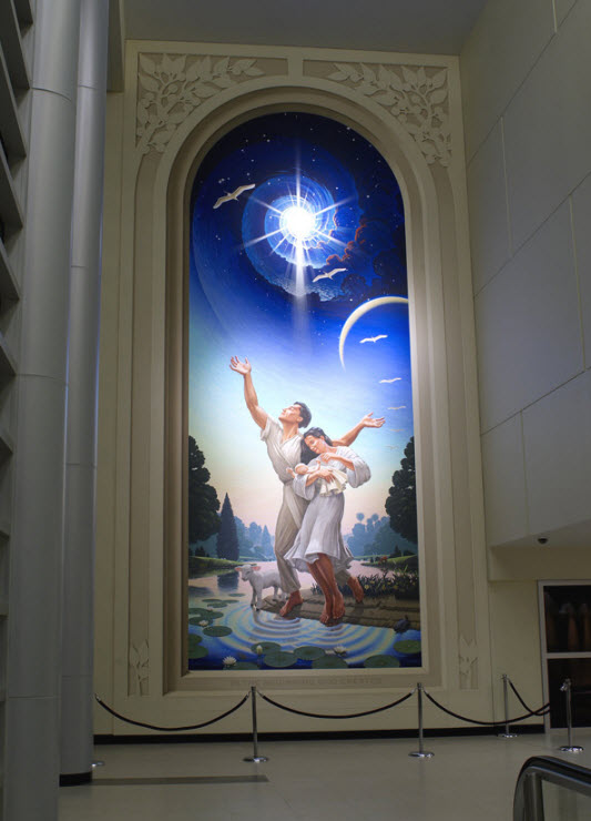 Eric Grohe Murals In the Beginning God Created 2