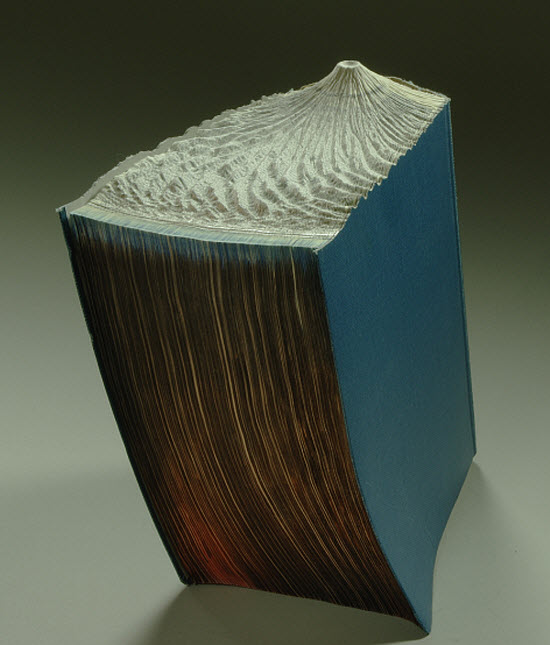 Guy Laramee Transforms Books Into Landscapes 14