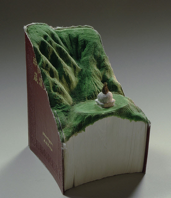 Guy Laramee Transforms Books Into Landscapes 16