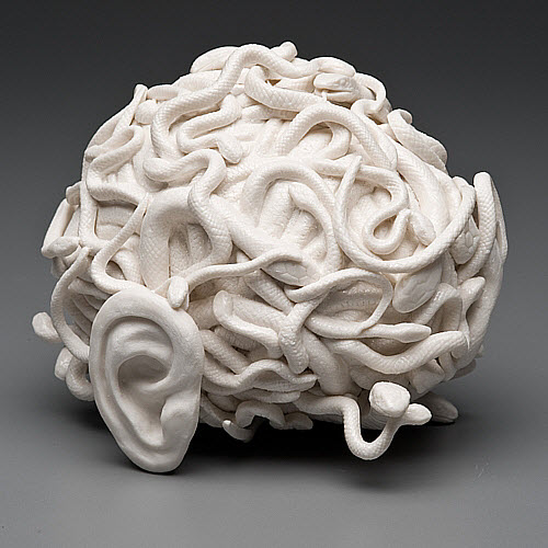 Kate MacDowell porcelain serpentine