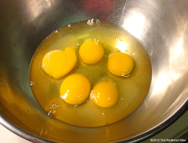 fresh organic yellow eggs 2