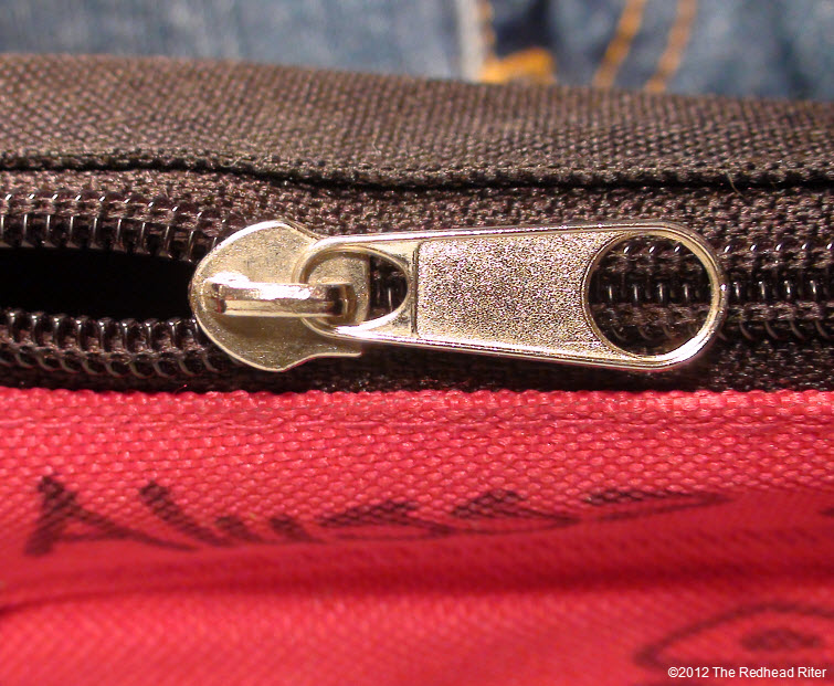 pencil case sturdy black zipper