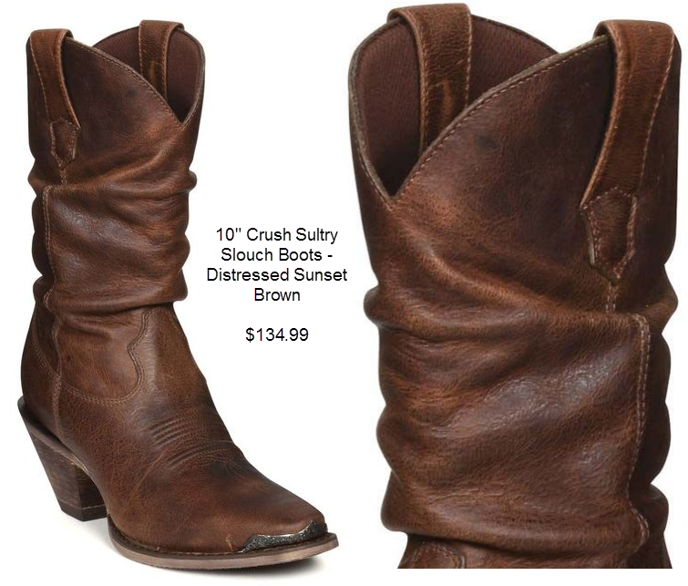 Crush Sultry Slouch Boots - Distressed Sunset Brown