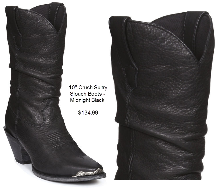 Crush Sultry Slouch Boots - Midnight Black