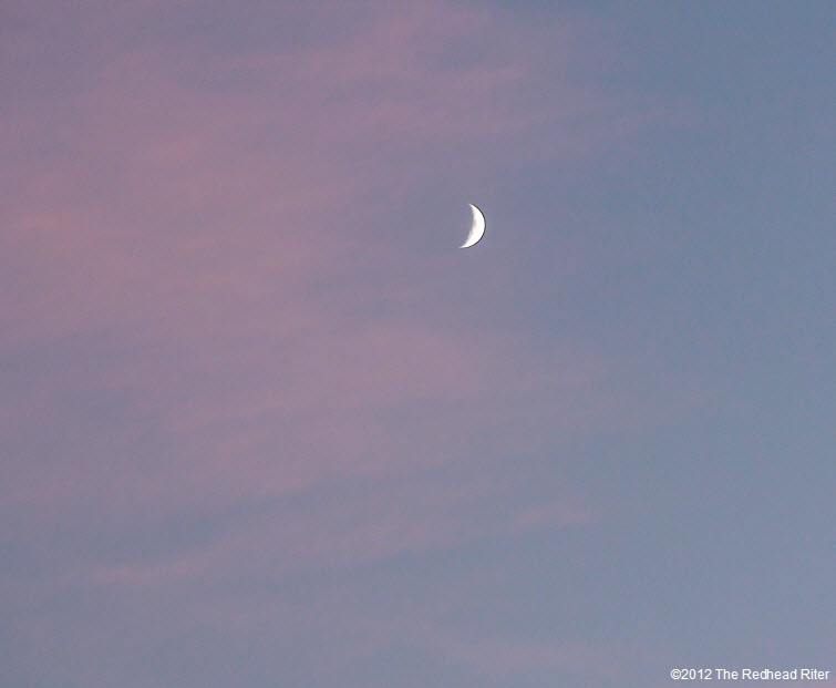 fingernail moon pink blue sky 3