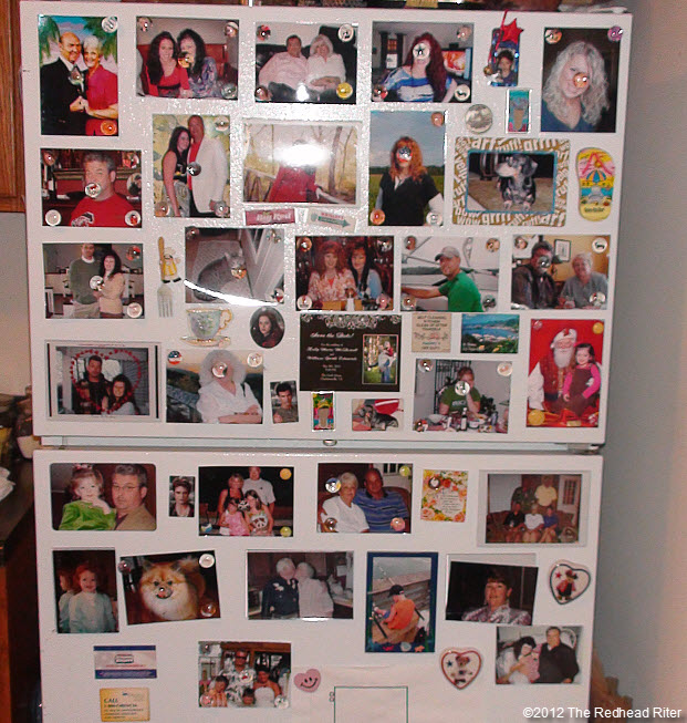 refrigerator photos and magnets