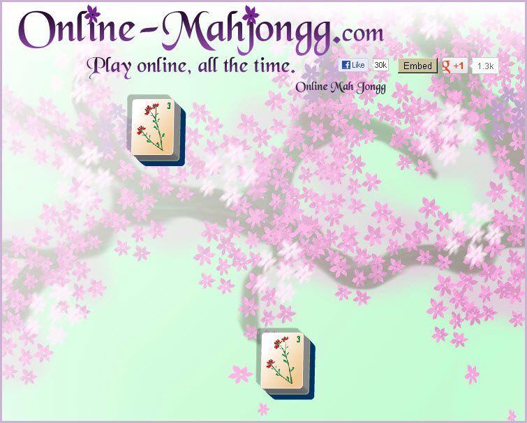 Online Mahjong Game matching tiles 2