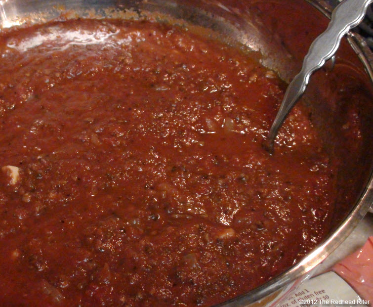 spaghetti sauce tomatoes garlic