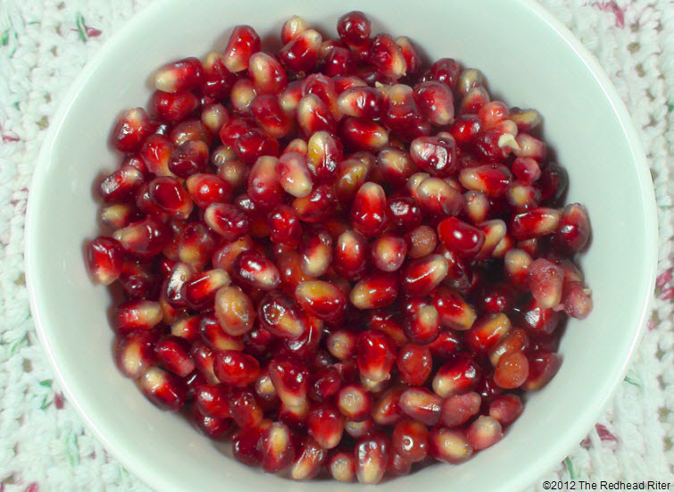 Remove Pomegranate Seeds red fruit  8