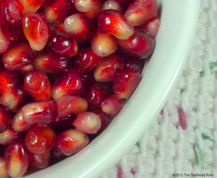 Remove Pomegranate Seeds red fruit  9
