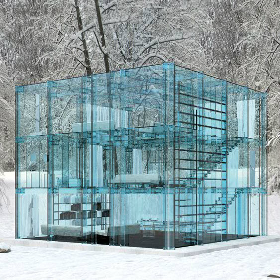 Glass House Designed Carlo Santambrogio