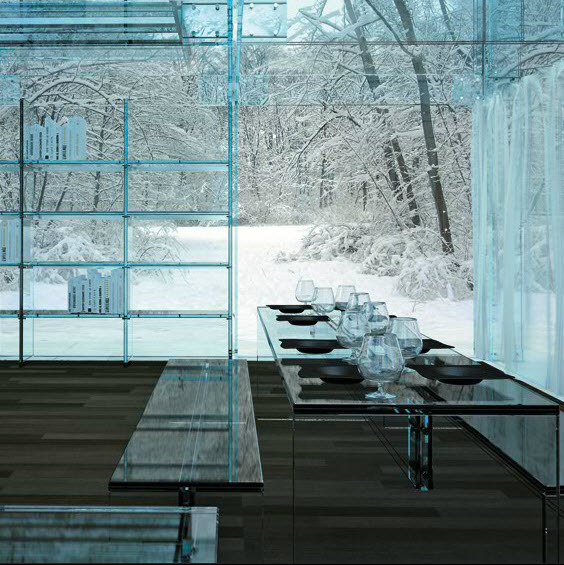 Glass House Designed Santambrogio