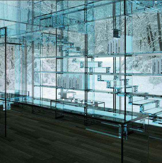 Glass House Glass Stairs Santambrogio