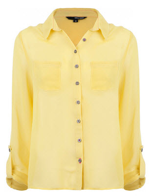the long sleeve yellow shirt