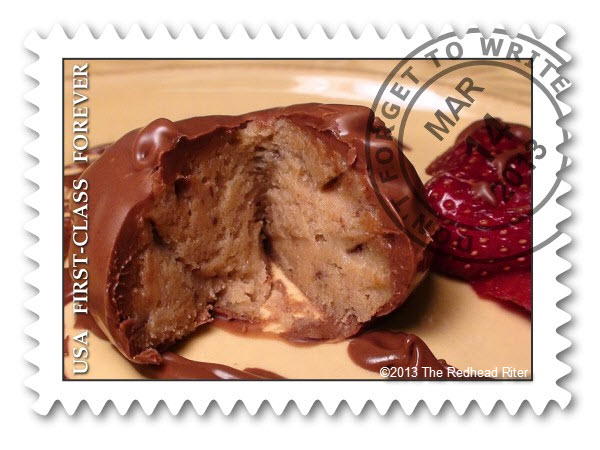 chocolate truffle  Fake Postage Stamp
