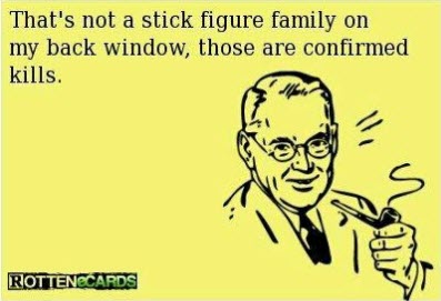 humor family stick people van