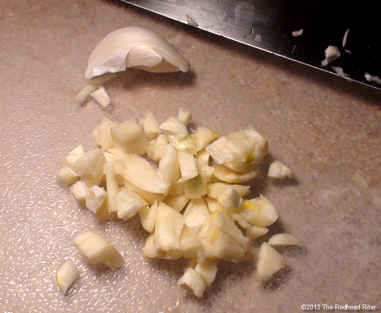 Sweet Potato Shoots Recipe  with chopped garlic 4