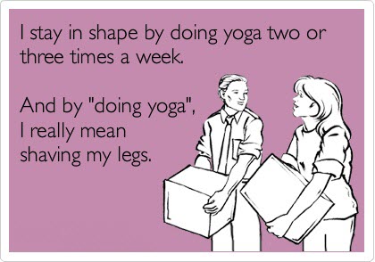 Humorous Quotes With Cartoon Pictures yoga