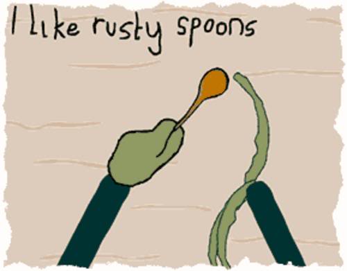 i like rusty spoons - salad fingers