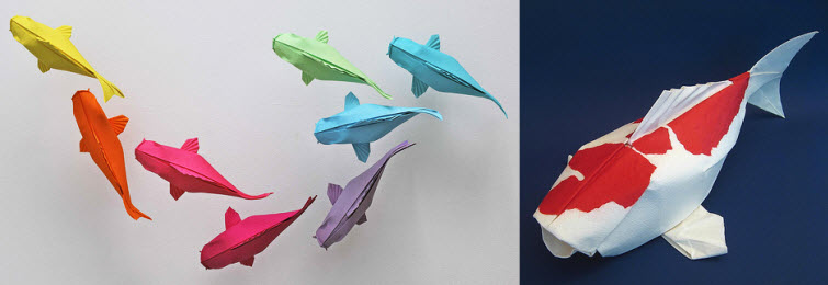 origami artist mobano origami fish 2