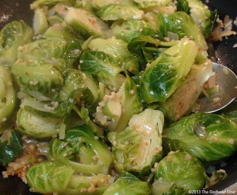 Brussel Sprouts With Drizzled Balsamic Glaze 11