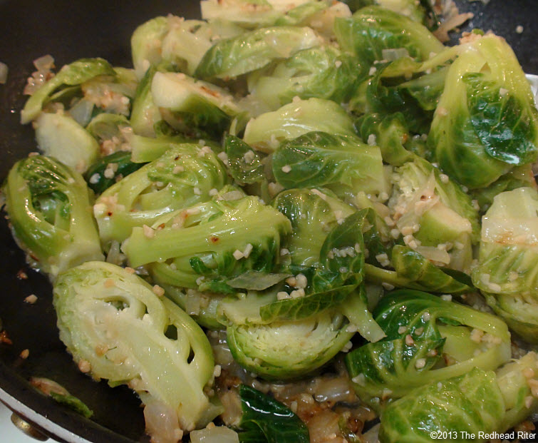 Brussel Sprouts With Drizzled Balsamic Glaze 12