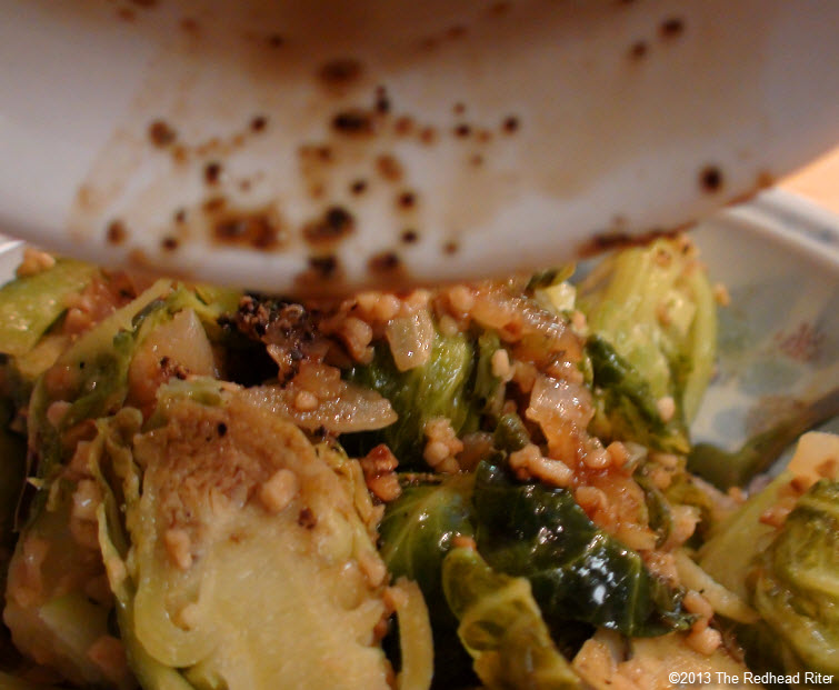 Brussel Sprouts With Drizzled Balsamic Glaze 18