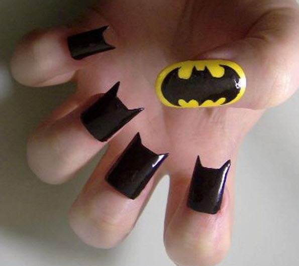 fingernail humor art bat man