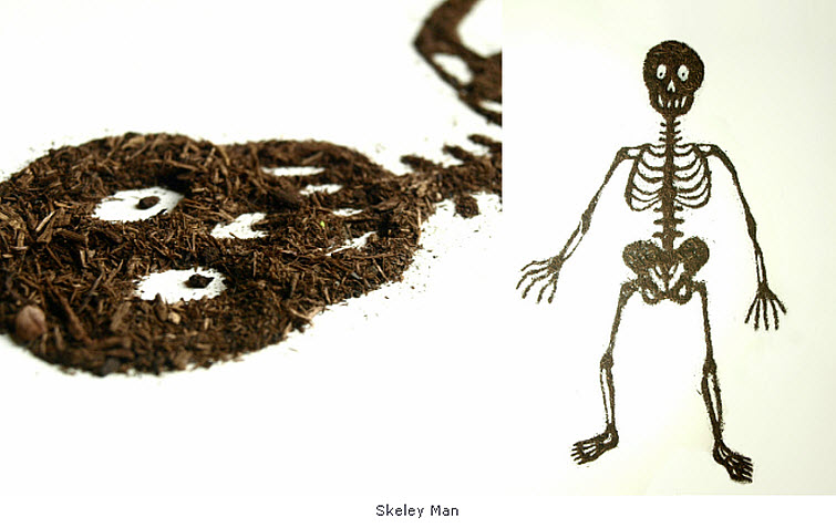 skeleton Dirt Illustration Sarah Rosado