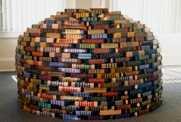 Artist Brent Crothers book dome