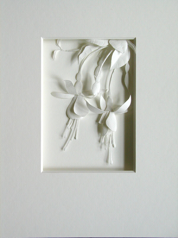 Cheong-ah Hwang's Paper Art Sculptures flower