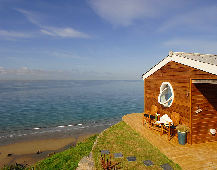 blue ocean beach house The Edge Whitsand Bay, Cornwall
