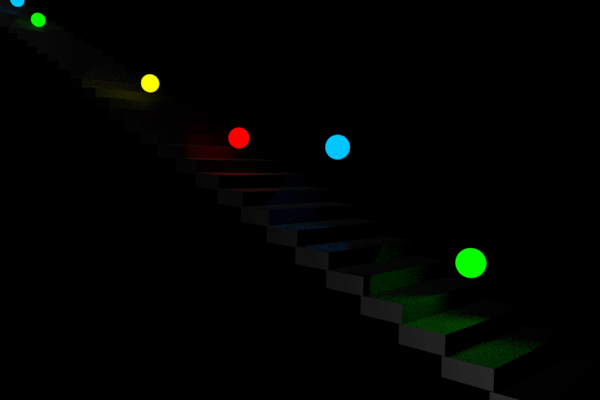 gif animated color bouncing balls