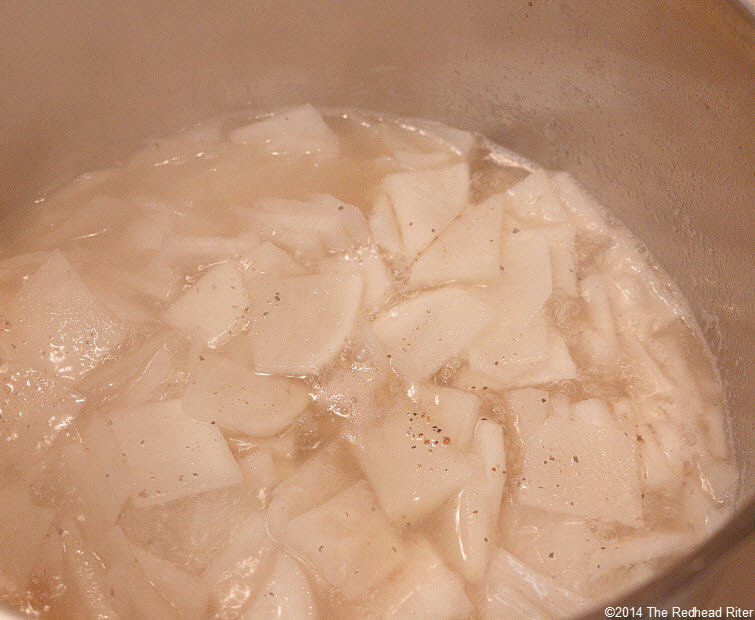 10 medium heat cook turnips stirring